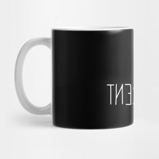 Be Different Typography In Tilt Shape Full Message Mug